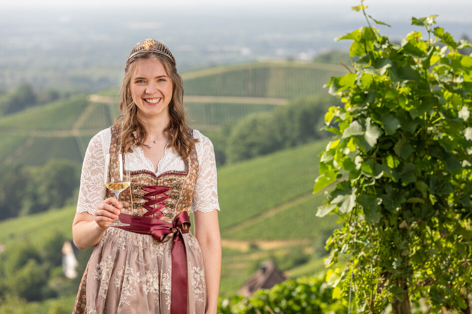 Weinprinzessin Karina I. // Foto: Kristian Streich